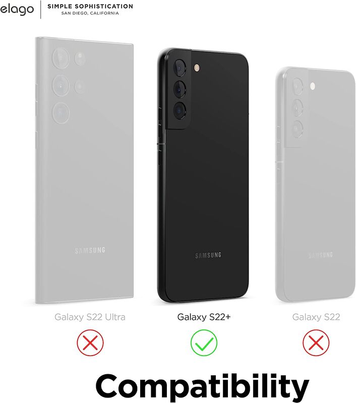 Elago Silicone for Samsung Galaxy S22 Plus Case Cover - Black